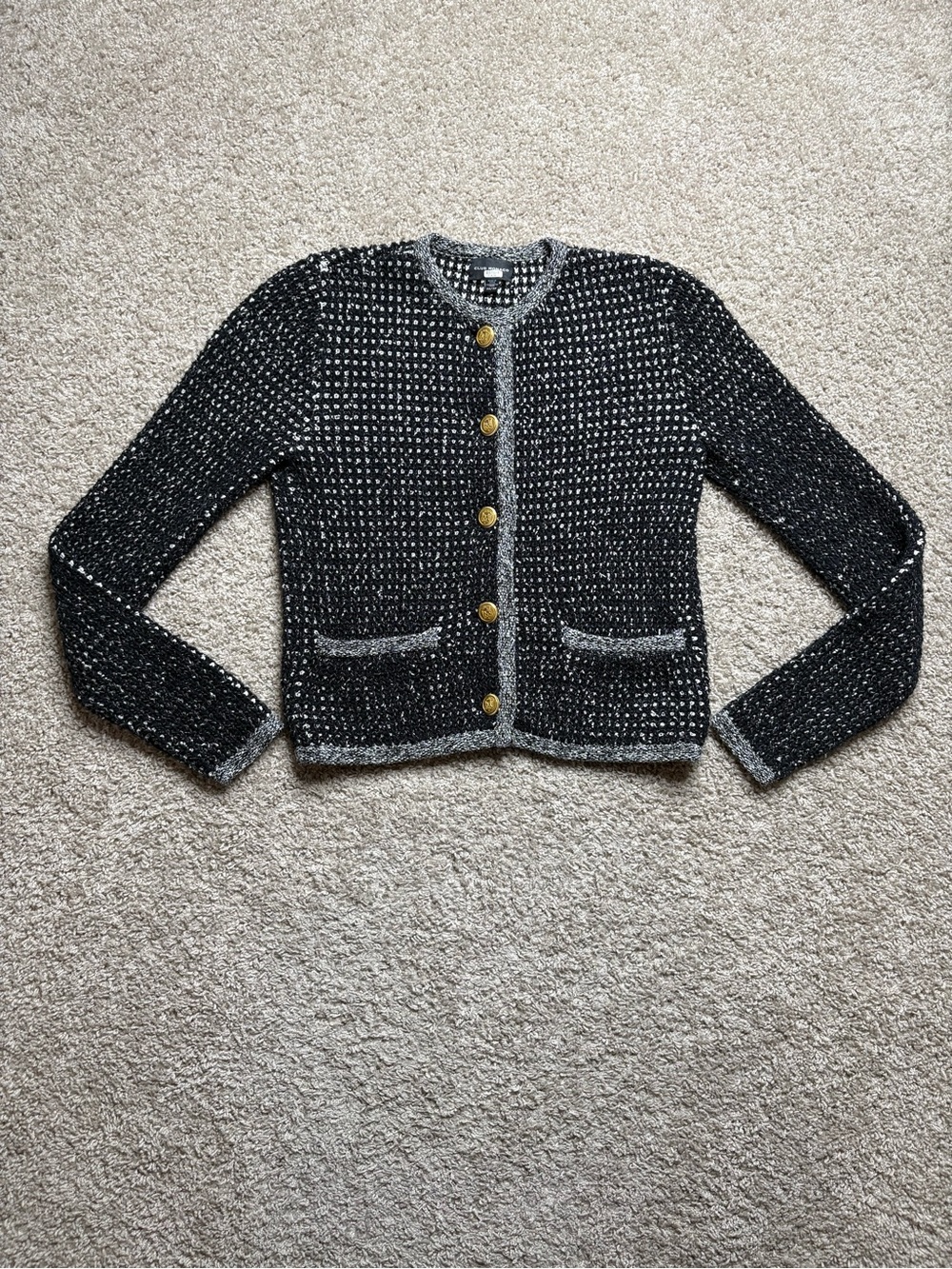 Club Monaco Tweed Cardigan